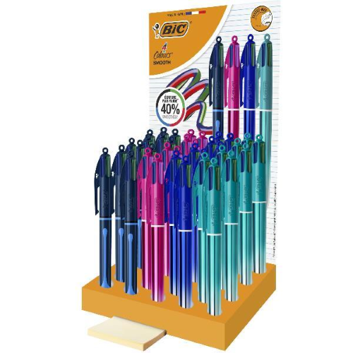 Bic 4 COLOURS SMOOTH - ESPOSITORE 36 PEZZI